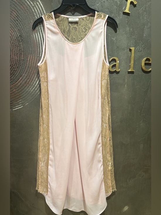 By Malene Birger Dresses & Skirts - By Malene Birger Blush Pink nude Lace-Trim sleevless slip dress size L